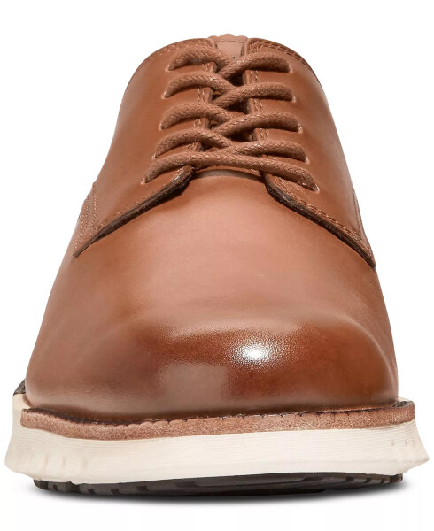 Men's ZERØGRAND Remastered Lace-Up Oxford Dress Shoes Ch British Tan/ivory - 4