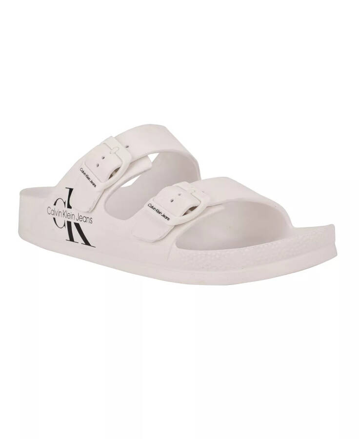 Men's Zion Open Toe Casual Slip-on Sandals White - 1