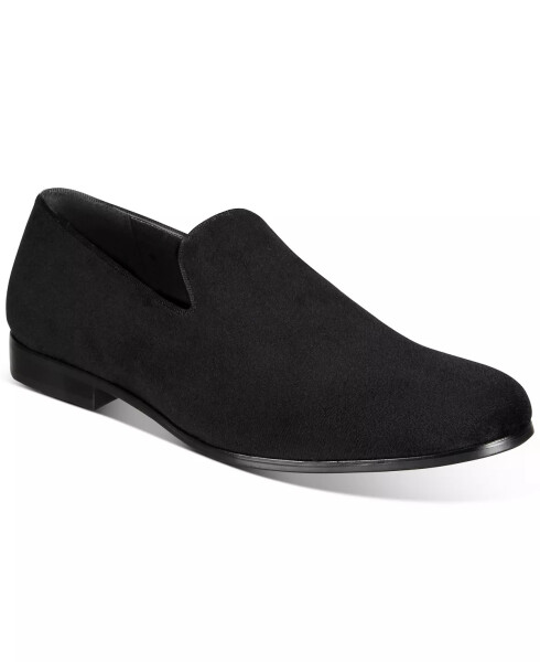 Men's Zion Smoking Slipper Loafers, Created for Modazone Black - 1