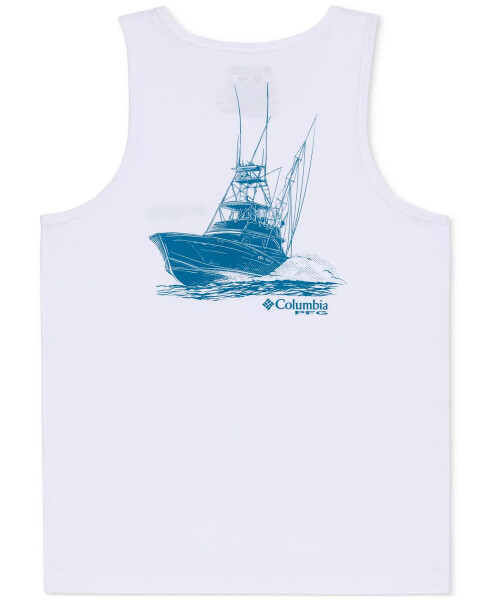 Men's Zoom Graphic Tank Top White - 1