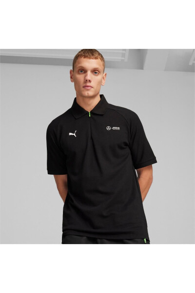 Mercedes-AMG PETRONAS Pique Men's Polo T-shirt - 5