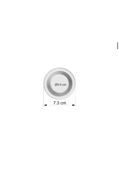 Mermer Desen Silindir, Geometrik Beton Saksılık Kaktüs Ve Sukulentlik 3'lü Set - 5