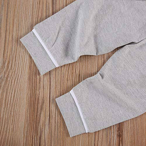 Merqwadd Toddler Baby Button-Down Pajamas Set, Cotton 2-PCS-PJs Set Shirt and Pants Sleepwear for Unisex Kids - 41