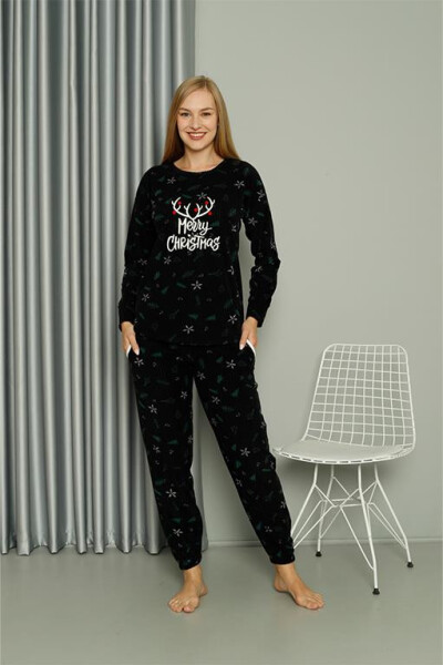 Merry Christmas Welsoft Polar Kadın Pijama Takımı 8514 - 10