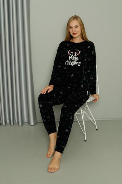 Merry Christmas Welsoft Polar Women's Pajama Set 8514 - 11