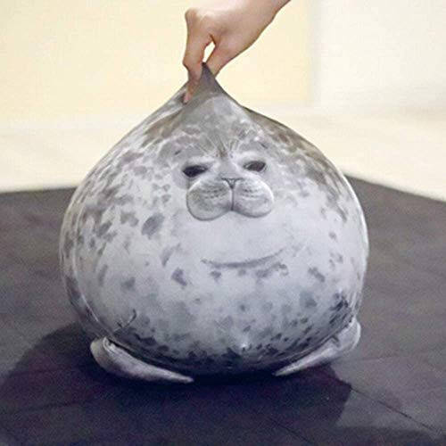 MerryXD Chubby Blob Seal Pillow, Stuffed Cotton Plush Animal Toy Cute Ocean Large (23.6 in) - 5