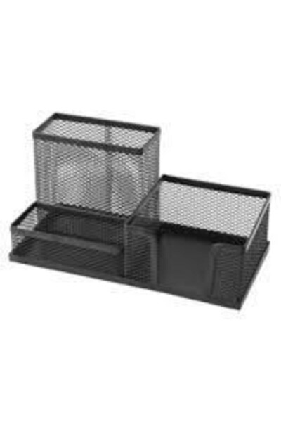 Metal Perforated 3-Eye Table Set Black -- Fx - 1