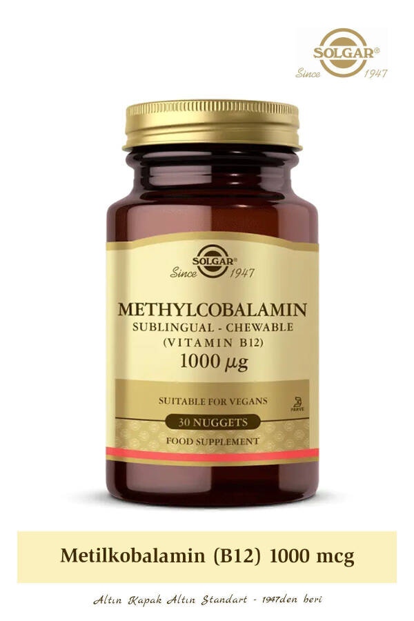 Methylcobalamin (B12) 1000 mcg 30 Sublingual Tablets - 1