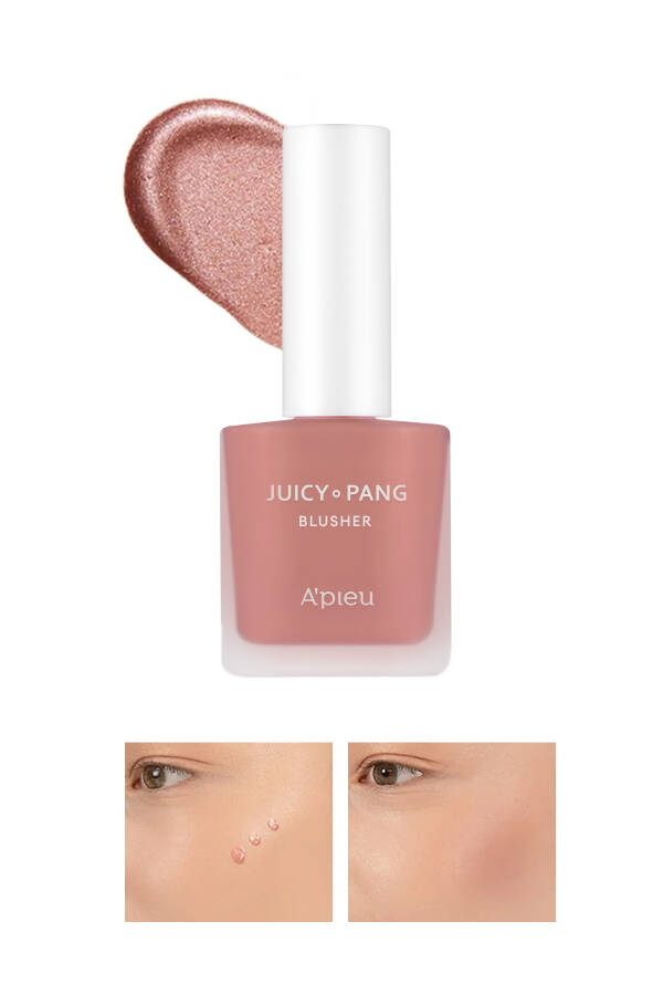 Meyve Kokulu Sedefli Kalıcı Likit Allık Juicy-pang Water Blusher Shimmer (SPK01) - 15