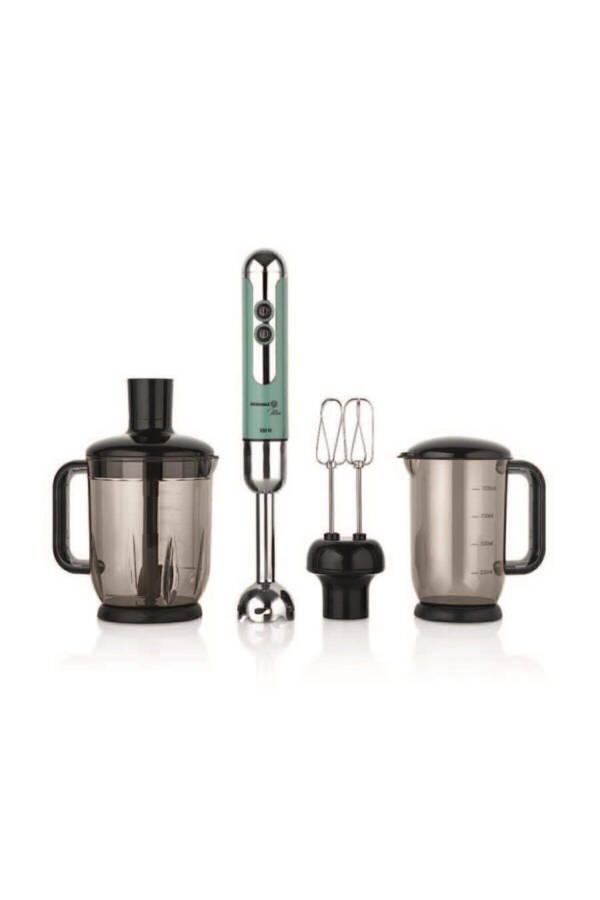 Mia Mega Turquoise/chrome Blender Set A447-11 - 2