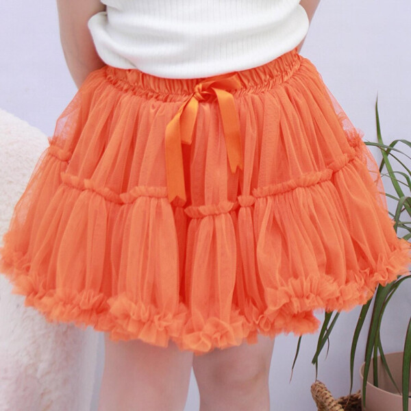 Mia Satin Lined Puffy Tulle Skirt - 3