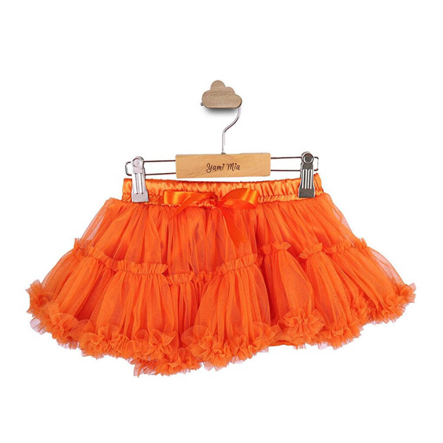 Mia Satin Lined Puffy Tulle Skirt - 5