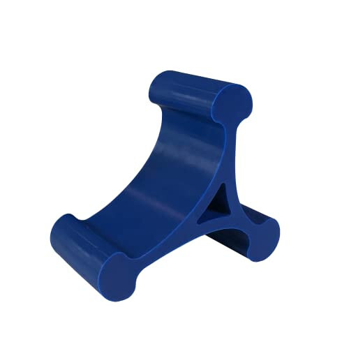 Mica Design Company Skalene Phone Stand - 100% Silicone Rubber, Adjustable Phone Holder, Prop, Rest - Desk, Office, Home, Kitchen Accessory (Royal Blue) - 3