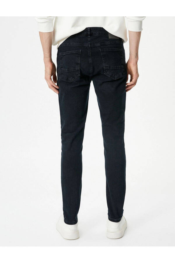 Michael Jean Imzoli Skinny Fit Jinsi Shimlari - 4