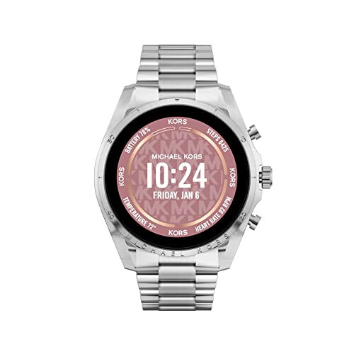 Michael Kors Erkaklar yoki Ayollar uchun Gen 6 44mm Sensorli Ekranli Aqlli Soat, Alexa O'rnatilgan, Fitness Tracker, Uyqu Kuzatuvchi, GPS, Musiqa Nazorati, Smartfon Xabarlari (Model: MKT5139V) - 1