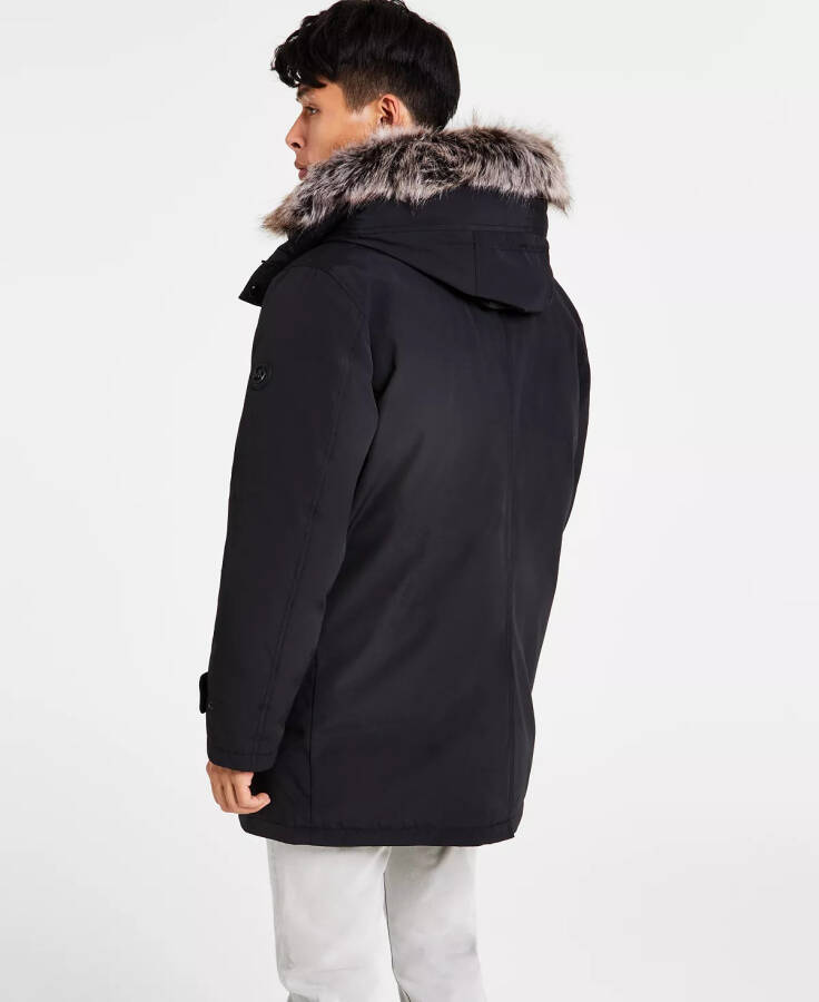 Michael Kors Erkek Kapüşonlu Bib Snorkel Parka, Modazone İçin Oluşturuldu Siyah - 2