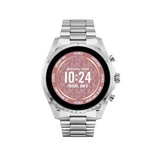 Michael Kors Erkek veya Kadın Gen 6 44mm Dokunmatik Ekran Akıllı Saat, Alexa Destekli, Fitness İzleyici, Uyku İzleyici, GPS, Müzik Kontrolü, Akıllı Telefon Bildirimleri (Model: MKT5139V) - 1