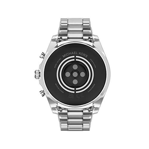 Michael Kors Erkek veya Kadın Gen 6 44mm Dokunmatik Ekran Akıllı Saat, Alexa Destekli, Fitness İzleyici, Uyku İzleyici, GPS, Müzik Kontrolü, Akıllı Telefon Bildirimleri (Model: MKT5139V) - 4