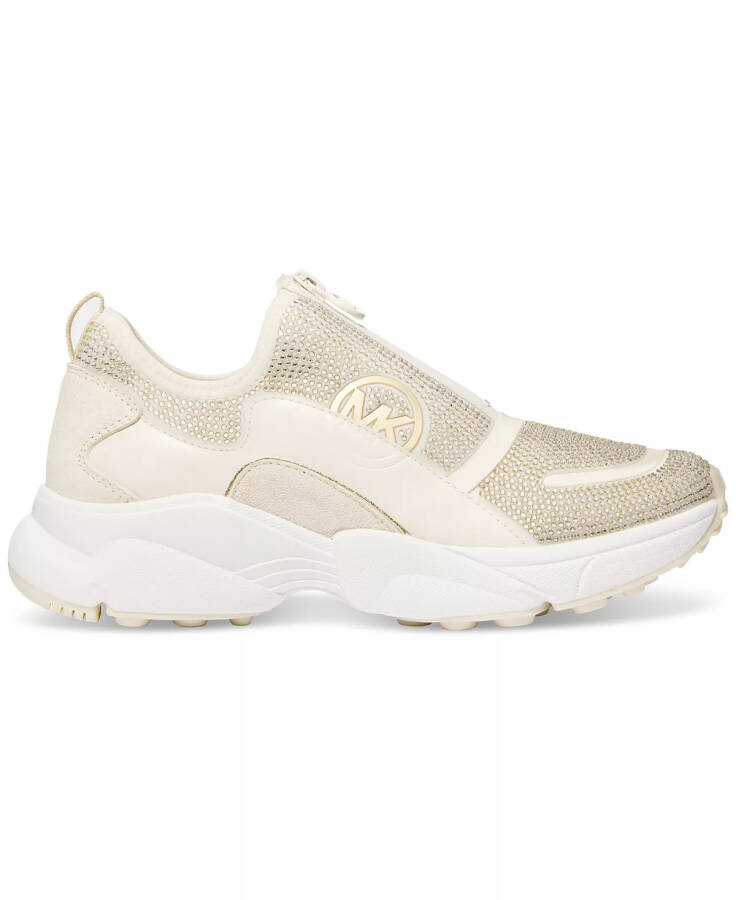 MICHAEL Sami Zip Trainer Sneakers Cream - 2