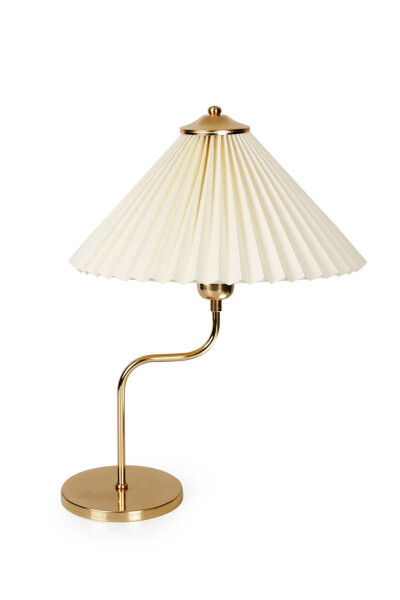 Michigan Gold Plated Metal Lampshade - Cream Crackle - 2