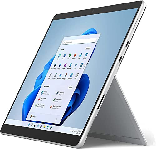 Microsoft Surface Pro 7+ LTE i5-1135G7 - 16GB RAM, 256GB SSD Platinum - Windows 10 Planshet - Yuqori Ishlashli Surface Noutbuk va Planshet Birlashtirilgan - Yo'lda Ishlaydigan Mutaxassislar Uchun Ideal 1Z8-00001 (Yangilangan) - 1