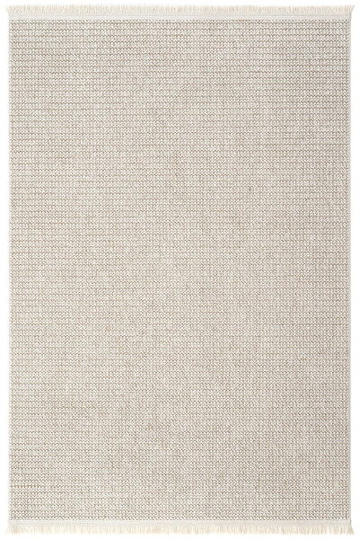 Mikasa Mks Plain Beige Soft Textured Rug Carpet Living Room Corridor Cut Runner Woven Machine Carpet - 25