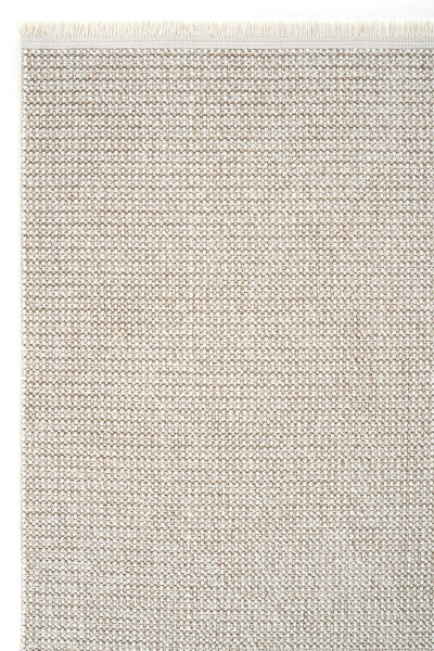 Mikasa Mks Plain Beige Soft Textured Rug Carpet Living Room Corridor Cut Runner Woven Machine Carpet - 27