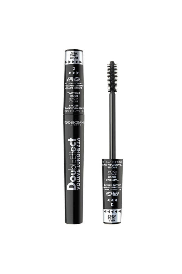 Milano Double Effect Black Mascara - 5