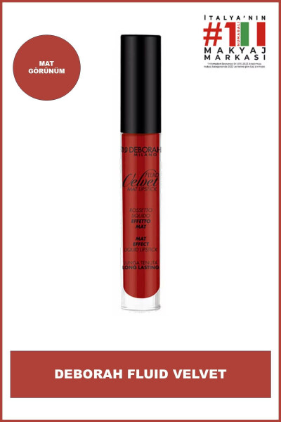 Milano Fluid Velvet Matte Lipstick No: 14 - 1