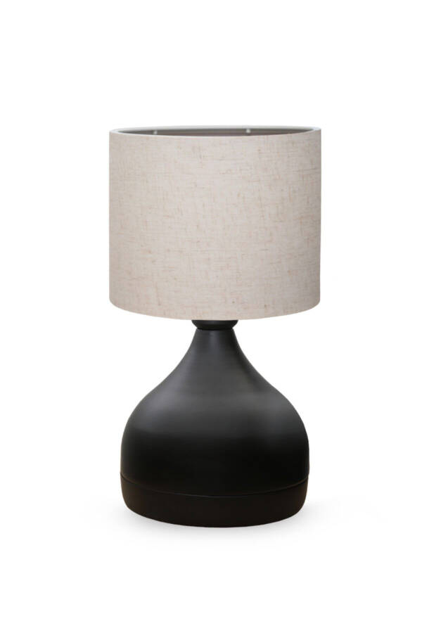 Milano Metal Body Lampshade Cream Crinkled Fabric Ayd-3087 - 8