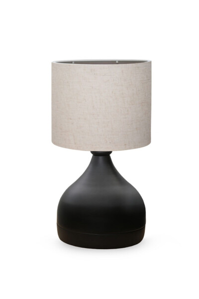 Milano Metal Body Lampshade Cream Crinkled Fabric Ayd-3087 - 5