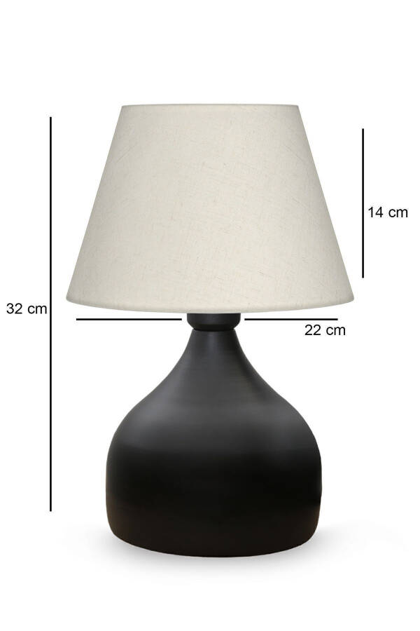 Milano Metal Body Lampshade Cream Crinkled Head Ayd-3088 - 3