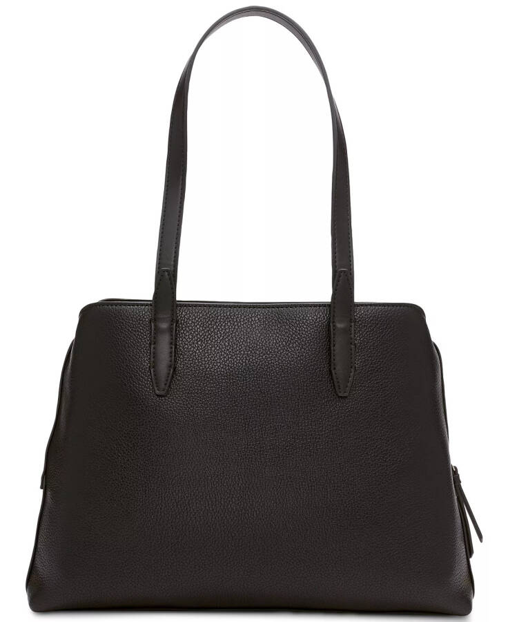 Millie Convertible Tote with Coin Pouch Black/Silver - 4