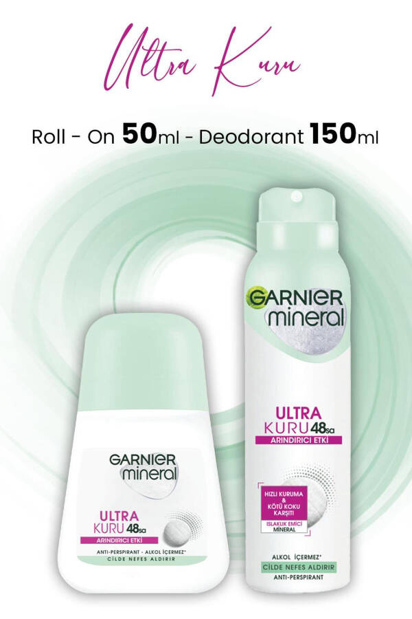 Mineral Ultra Dry Roll-on 50 ml and Deodorant 150 ml - 1