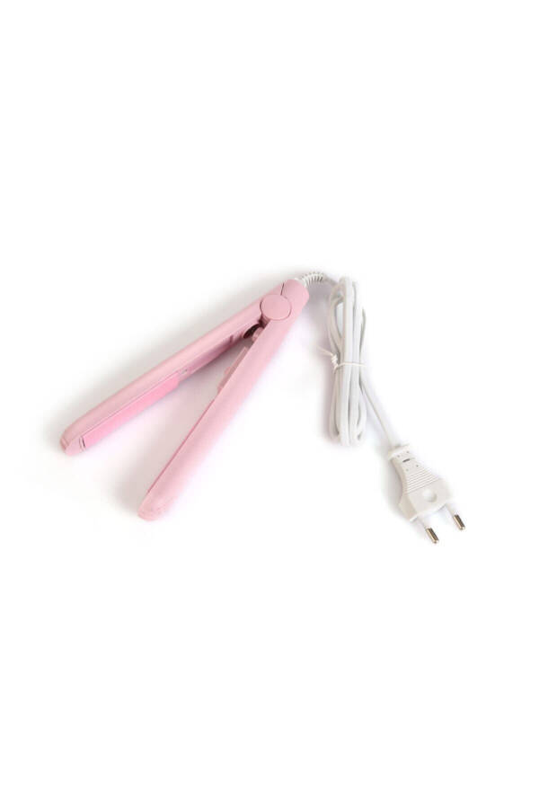 Mini Ceramic Travel Hair Straightener Pink - 16