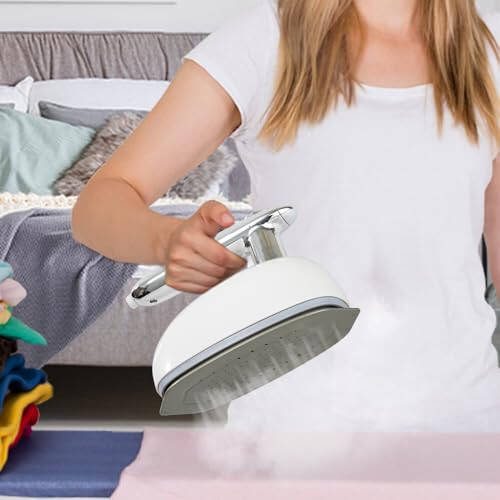 Mini Steam Iron for Clothes, Travel Steamer for Clothes Portable Steamer Travel Iron, Micro Steam Iron Mini Handheld Steamer Support Dry And Wet Ironing for Home Travel - 3