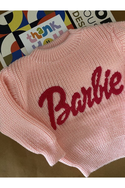 MINIBONCLUB BARBIE KNITTED BABY SWEATER-LITTLE MOUTH - 2