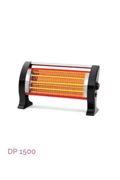 Minisan 3 Camlı Quartz Soba 1200w - 2