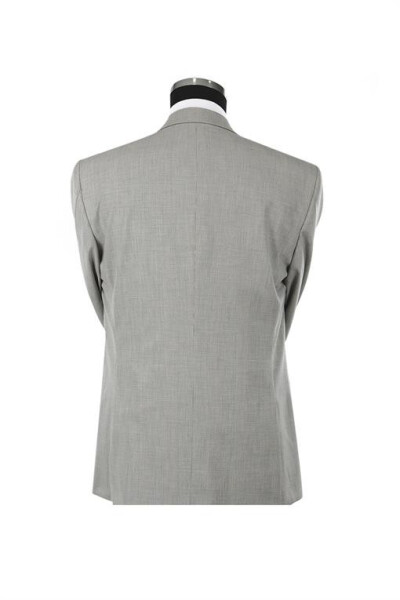 Mink Classic Fit Pointed Collar Wool Suit - 7