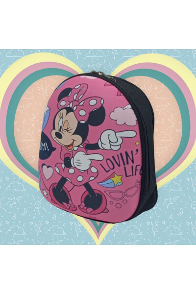 Minnie Mouse Character Eva Fabric Preschool and Daily Backpack for Girls 3-6 Years Old - 2