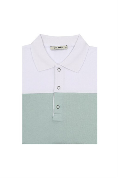 Mint Slim Fit Polo Yaka Erkek T-Shirt - 1