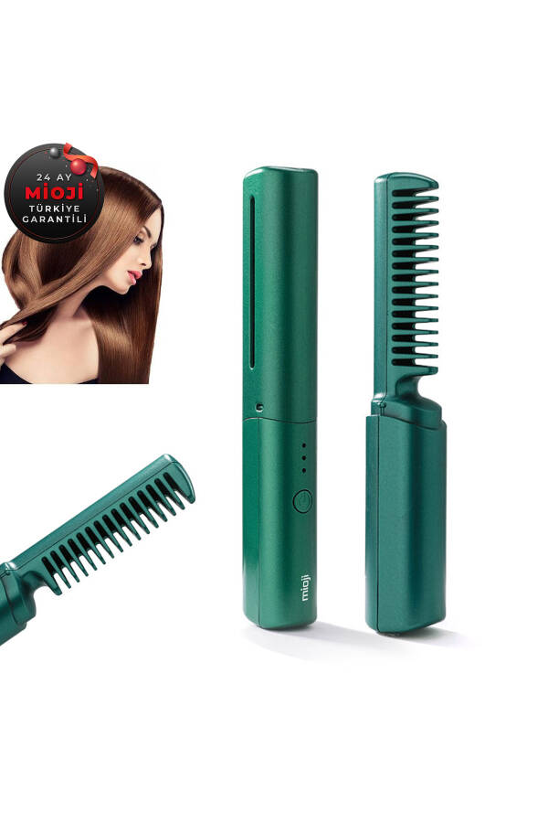 Mio B1 Mini 3600mAh 200°C Cordless Ceramic Hair Straightener Comb - Green - 7