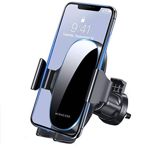 Miracase 2nd Generation Car Phone Holder, Air Vent Phone Holder for Cars 360° Rotation, Universal Mobile Phone Mount Automobile Cradles for Vent Van iPhone 14 Pro Max 13 12 11 Samsung - 14