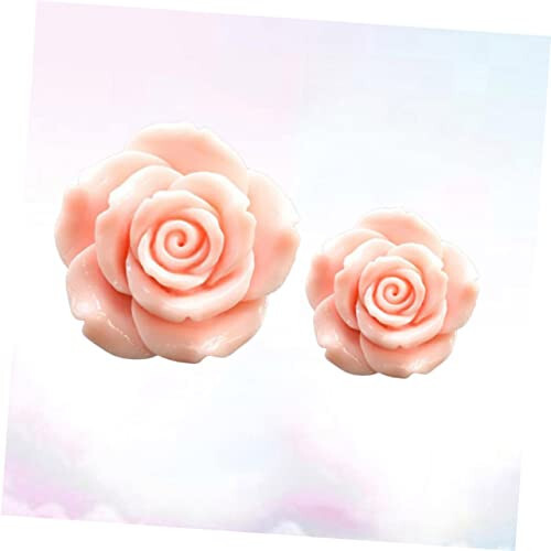 Mobestech 1 Pair Car Perfume Aromatherapy Clips Auto Air Vent Charms Rose Car Vent Clips Vent Perfume Ornament Clip on Air Freshener Rose Car Air Freshener Vent Clip Air Outlet - 7