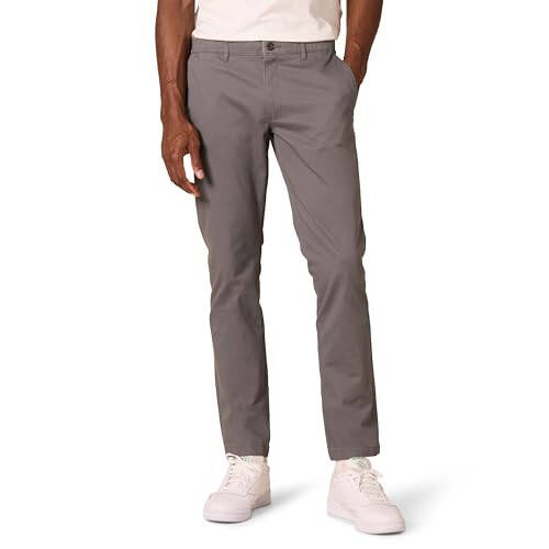 Modazone Essentials Erkek Dar Kalıp Yıkanmış Konforlu Streç Chino Pantolon (Önceki Goodthreads) - 1