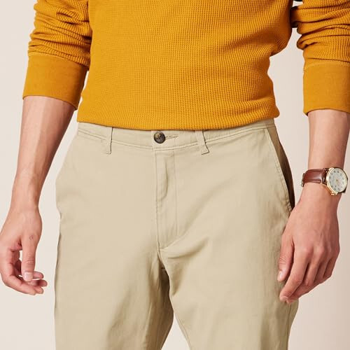 Modazone Essentials Erkek Dar Kesim Günlük Streç Chino Pantolon - 4