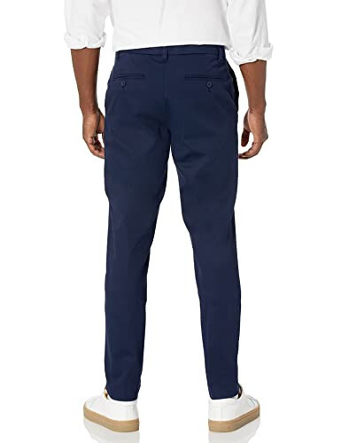 Modazone Essentials Erkek Slim Fit Kırışmaz Düz Ön Cepli Streç Chino Pantolon - 2