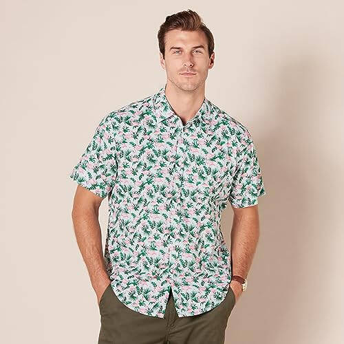 Modazone Essentials Men's Regular-Fit Short-Sleeve Print Shirt - 7