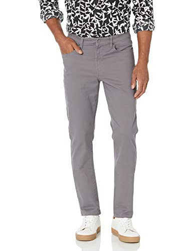 Modazone Essentials Men's Slim-Fit 5-Pocket Stretch Twill Pant - 1