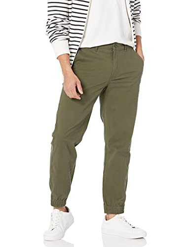 Modazone Essentials Men's Slim-Fit Chino Jogger Pant - 1